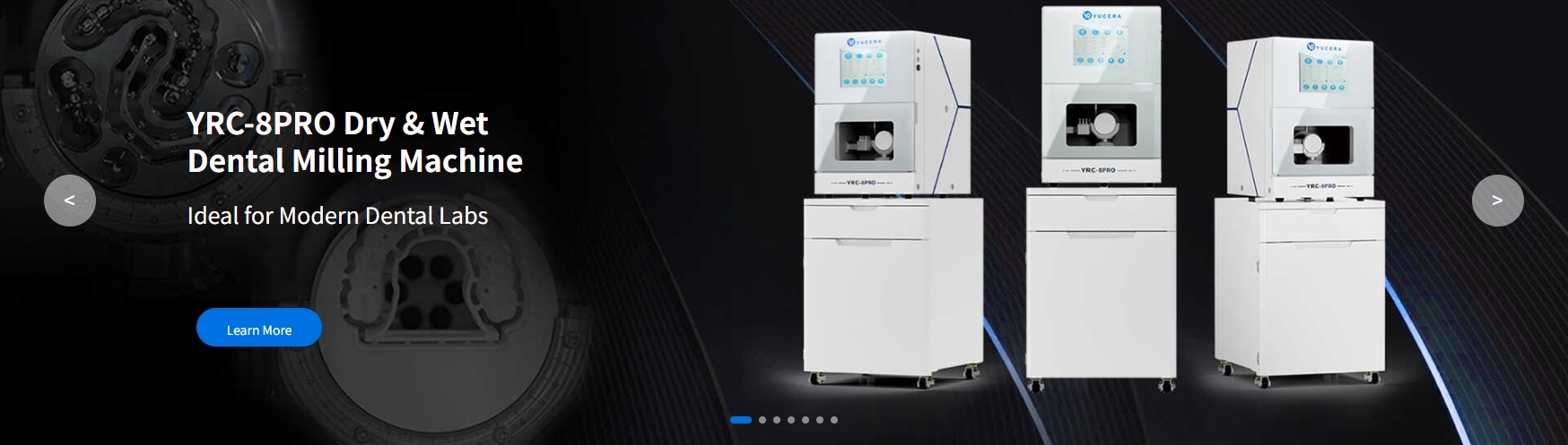 เครื่องกัดทางทันตกรรมแบบเปียกและแห้ง YRC-8PRO