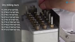 การติดตั้ง YRC-8PRO Dry Cutting Burs | บทแนะนำทีละขั้นตอน #yucera #dentalmillingmachine #shorts