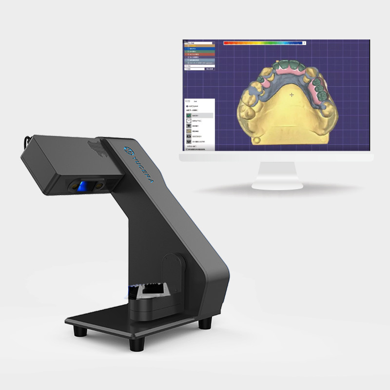 YUCERA สแกนห้องปฏิบัติการฟัน CAD CAM 3D การสแกนอัตโนมัติ 20s เวลาสแกน 2 x ความละเอียดกล้อง 3.0MP