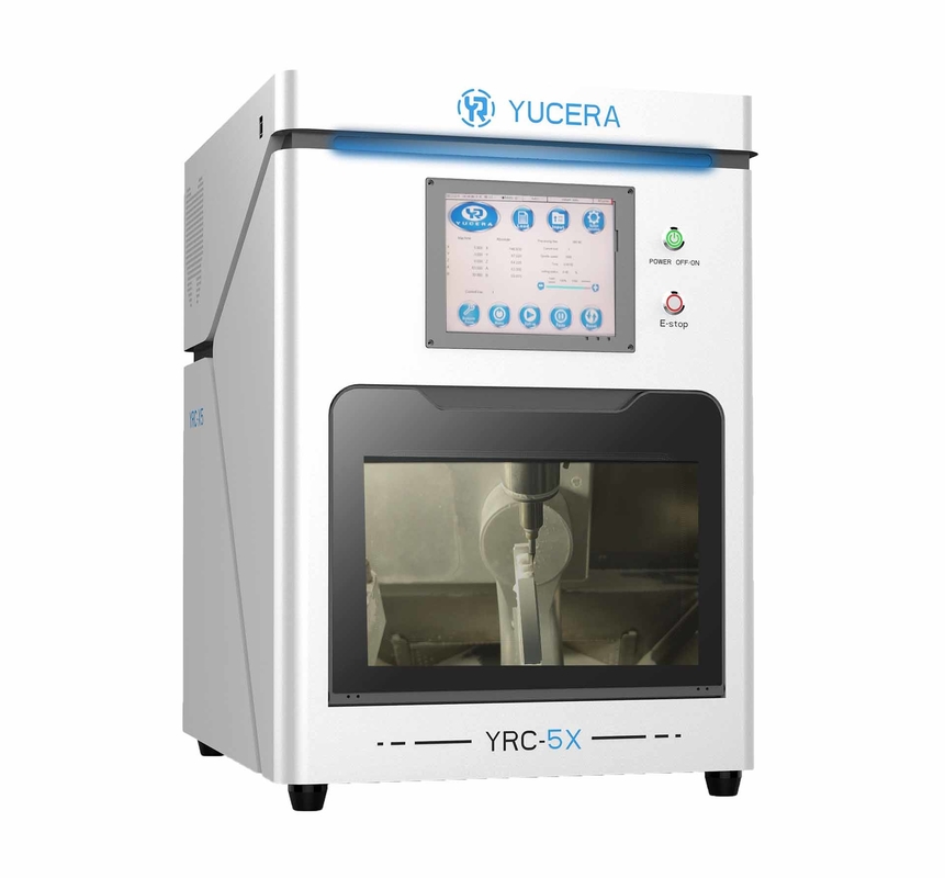 Yucera เครื่องบดฟัน 5 แกน Zirconia Cad Cam System YRC-5X