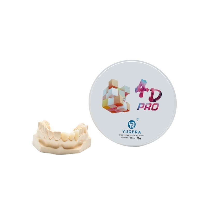YUCERA 4D PRO Zirconia Block NEW Printing 14mm Open System CAD CAM Dental Zirconia Blocks 4D Explore Multilayer Ceramic Blocks