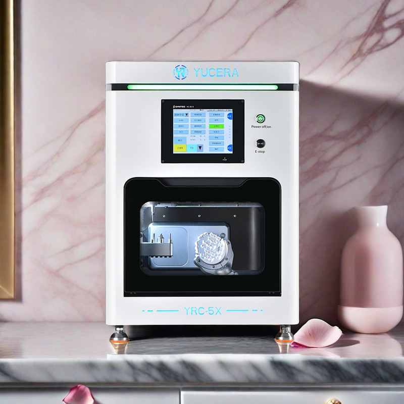 เครื่องกัดแห้งทางทันตกรรม Yucera 5 แกน CNC โลหะเซอร์โคเนีย CAD CAM อุปกรณ์ห้องปฏิบัติการ ผู้ผลิตในประเทศจีน