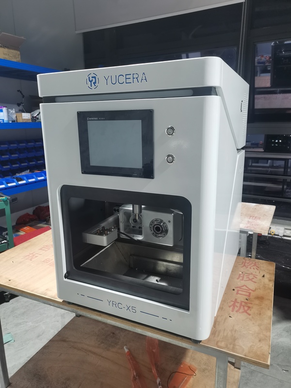 ราคาโรงงานต่ำสุด CAD CAM 5 แกน เครื่องกัดแห้ง เครื่องกัดทันตกรรมแบบ Chairside สำหรับ Zirconia, PMMA, WAX