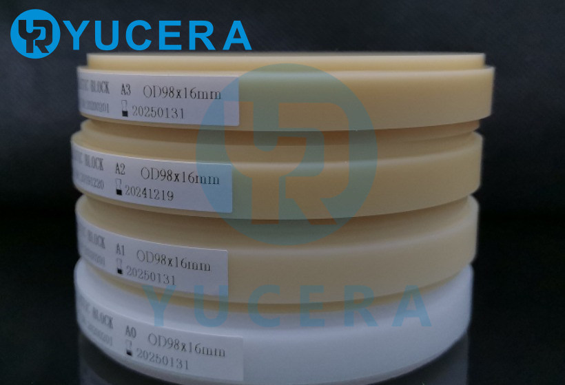 วัสดุฟันปลอมยืดหยุ่น 16 สี ชมพู ใส แผ่นดิสก์ PMMA ยืดหยุ่นสำหรับทันตกรรม