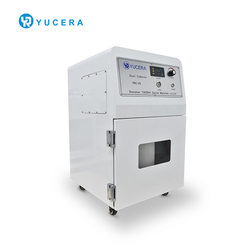 เครื่องดูดฝุ่น YUCERA YRC-V5 เครื่องดูดฝุ่นแบบพกพาสำหรับงานทันตกรรม สำหรับเครื่องกัด CNC สำหรับห้องปฏิบัติการทันตกรรม