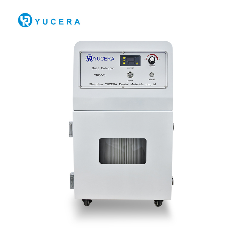 เครื่องดูดฝุ่น YUCERA YRC-V5 เครื่องดูดฝุ่นแบบพกพาสำหรับงานทันตกรรม สำหรับเครื่องกัด CNC สำหรับห้องปฏิบัติการทันตกรรม