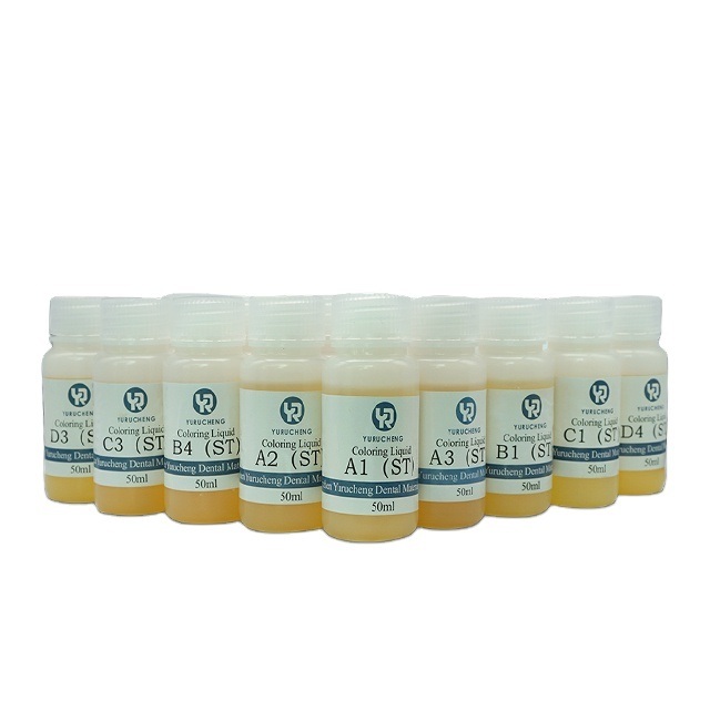 ห้องปฏิบัติการทันตกรรม Yucera 18-สี โซลูชั่นรอยยิ้ม เซรามิก เซอร์โคเนีย ย้อมสี เรืองแสงเป็นธรรมชาติ สำหรับการสร้างสรรค์ในห้องปฏิบัติการทันตกรรม