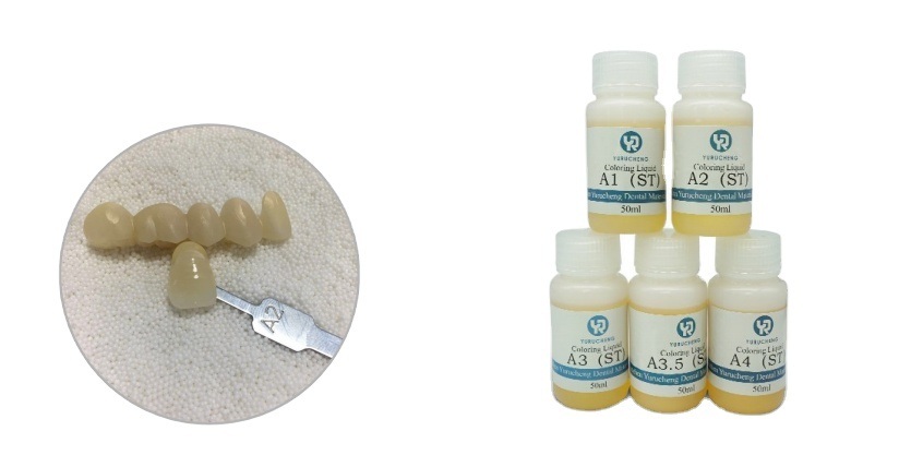 ห้องปฏิบัติการทันตกรรม Yucera 18-สี โซลูชั่นรอยยิ้ม เซรามิก เซอร์โคเนีย ย้อมสี เรืองแสงเป็นธรรมชาติ สำหรับการสร้างสรรค์ในห้องปฏิบัติการทันตกรรม