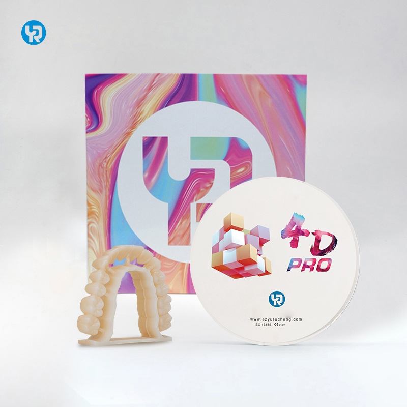 บล็อกเซอร์โคเนีย YR 98 มม. เฉดสี 4D Pro ฟันปลอมเทียมสำหรับการกัดและเผาทางทันตกรรม