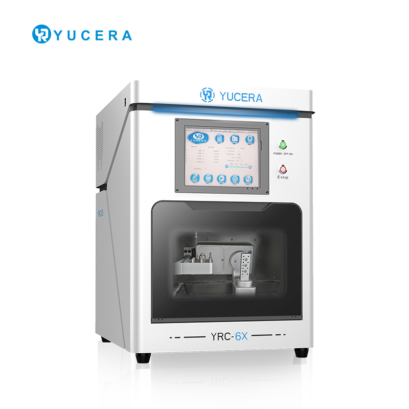 เครื่องกัด CAD/CAM ทางทันตกรรม YUCERA YRC-6X | ความแม่นยำ 5 แกน | ได้รับการรับรอง ISO 13485