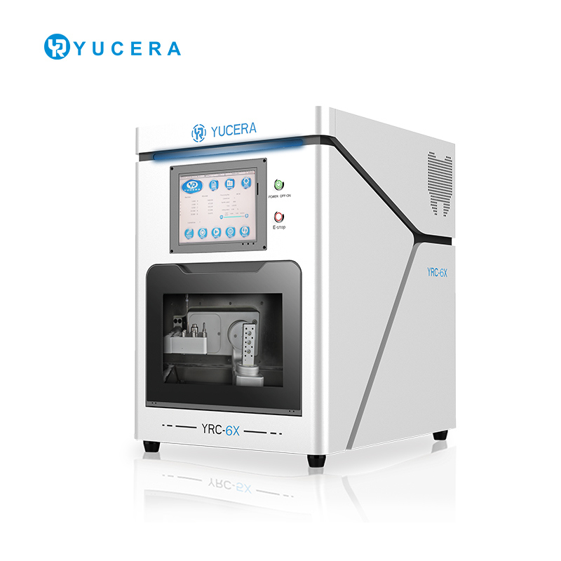 เครื่องกัด CAD/CAM ทางทันตกรรม YUCERA YRC-6X | ความแม่นยำ 5 แกน | ได้รับการรับรอง ISO 13485