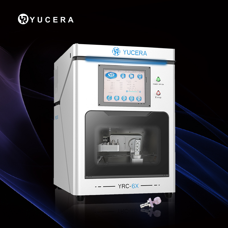 เครื่องกัด CAD/CAM ทางทันตกรรม YUCERA YRC-6X | ความแม่นยำ 5 แกน | ได้รับการรับรอง ISO 13485