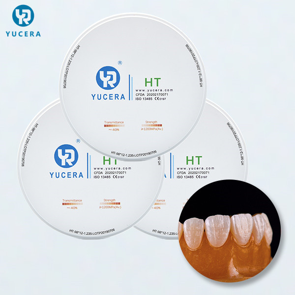 1200 Mpa HT Dental Zirconia Block CAD Cam Peek Disc For Denture Teeth